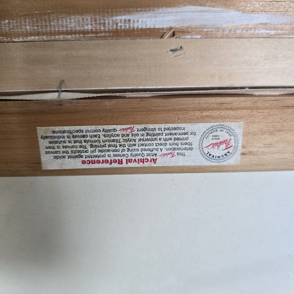 Vintage Mediterranean Village Painting Heinz Rosien Framed 30x24 Coastal MCM Art - Picture 5 of 9